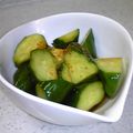 ダ〜ごはん's cooksnap of when they made 簡単☆きゅうりのポン酢漬け.