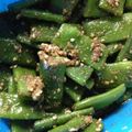 レッドピーチ's cooksnap of when they made モロッコいんげんのごま和え.