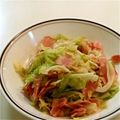 kanakono's cooksnap of when they made キャベツとベーコンのコンソメ炒め.
