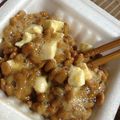 takeなな's cooksnap of when they made ハマる！？給食の納豆.