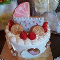 レヲtaro's cooksnap of when they made 型なしでもかわいいクッキー③ベビーカー.