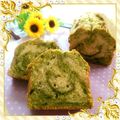 あっけちょす's cooksnap of when they made 抹茶×キャラメルチョコのパウンドケーキ.