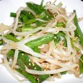 お魚キッチン's cooksnap of when they made 簡単★☆もやしとニラのナムル.