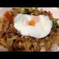 ぴあの姫's cooksnap of when they made 豚とキャベツの和風カレー丼.