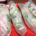 ぐっさん★☆'s cooksnap of when they made m水菜とカニかまのミニ生春巻き.