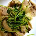 ★ともみん★☆'s cooksnap of when they made カンタン♪豆苗と豚肉の炒め物.