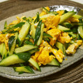 ガメコ's cooksnap of when they made きゅうり玉子炒め.