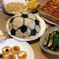 ハロハロ's cooksnap of when they made W杯応援サッカーボールちらし寿司★.