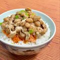 島子☆'s cooksnap of when they made 鮭フレーク納豆ご飯♥簡単で美味しい納豆.
