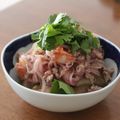 にことん's cooksnap of when they made ☆辛くて酸っぱいエスニック風焼きナス☆.