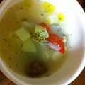 ダサコ's cooksnap of when they made あさりとじゃがいもの熱々スープ.