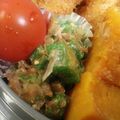 めかにか's cooksnap of when they made オクラのお浸し梅乗せ.