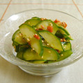 nasubeam's cooksnap of when they made 材料3つ☆きゅうりの梅和え.