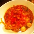 mihokarine's cooksnap of when they made 大豆たっぷり＊鶏肉と茄子のトマト煮込み.