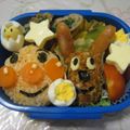 ぐずら's cooksnap of when they made バタコさん＆チーズ弁当(キャラ弁）.