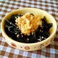 てっちとみぃこ's cooksnap of when they made たまごとワカメの☆だし香る和え物.