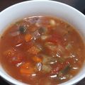 ねこころりん's cooksnap of when they made お豆と野菜の具沢山＊トマトスープ.