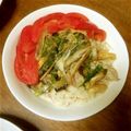 sa1113's cooksnap of when they made 茄子と豚肉のぶっかけそうめん.