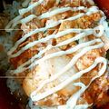 nanaarinv's cooksnap of when they made レンジで✿速攻キムチーズオムレツ丼.
