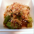 liruha's cooksnap of when they made オクラの煮浸し　柚子こしょう風味.