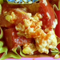 くまさん0402's cooksnap of when they made たまごとトマトのオリーブ炒め.