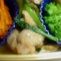 taisho0805's cooksnap of when they made 簡単✿小松菜と鶏肉の❀麺つゆソース炒め✿.