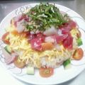 HANAGE's cooksnap of when they made お寿司ケーキ.
