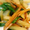 シューアラクレーム's cooksnap of when they made 新じゃがとニラの炒め物.