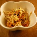 BiwacoJune's cooksnap of when they made ＊人参と榎の中華和え＊.