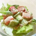 akko。's cooksnap of when they made ５分で完成♪アボカド＆カニカマｄｅサラダ.