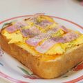 ななクレープ's cooksnap of when they made ベーコンはチン☆　とろとろたまごトースト.