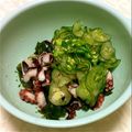 dansigohan's cooksnap of when they made タコとワカメと胡瓜の生姜ポン酢.
