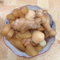 白鷺京城's cooksnap of when they made 簡単！サッパリ！鶏手羽と大根のスタミナ煮.