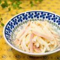 ＊＊rose＊＊'s cooksnap of when they made 大根、ハム、チーズ、チリマヨサラダ.