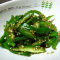 chotako's cooksnap of when they made ピーマンの胡麻和え.