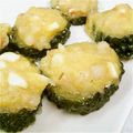 めろんちょ子's cooksnap of when they made ゴーヤのエビ詰め蒸し.