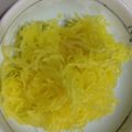 kumiworld's cooksnap of when they made そうめんかぼちゃの茹で方.