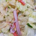 くむちん's cooksnap of when they made レタスとポテトチップスの簡単サラダ♪.