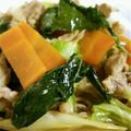 芋けんぴ大好き's cooksnap of when they made モロヘイヤのオイスター炒め.