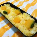 NGOROX's cooksnap of when they made かぼちゃご飯.
