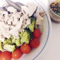 なっさむ's cooksnap of when they made ランチや夜食！ごま味噌だれ☆冷しゃぶ蕎麦.
