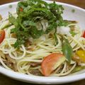ぽんずー's cooksnap of when they made 焼きさんまパスタ.