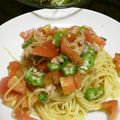 ✿まあちゃん✿'s cooksnap of when they made トマトの冷たいパスタ.