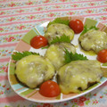 赤い電話's cooksnap of when they made しいたけのとろろチーズ焼き.