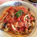 猫柳商店's cooksnap of when they made エビとほうれん草のトマトクリームパスタ.