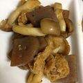 ぴないち's cooksnap of when they made しめじ・こんにゃく・油揚げの炒め煮♪.