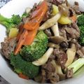 にゃーにゃー２'s cooksnap of when they made 牛肉とブロッコリーのオイスターソース炒め.