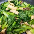 なーなちゃん's cooksnap of when they made 小松菜とエリンギのオイマヨソテー.
