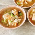 さくらん餅's cooksnap of when they made 絶品・海老と枝豆のあんかけ豆腐.