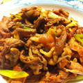 けむおじさん's cooksnap of when they made 豚肉とねぎの梅しそ炒め.